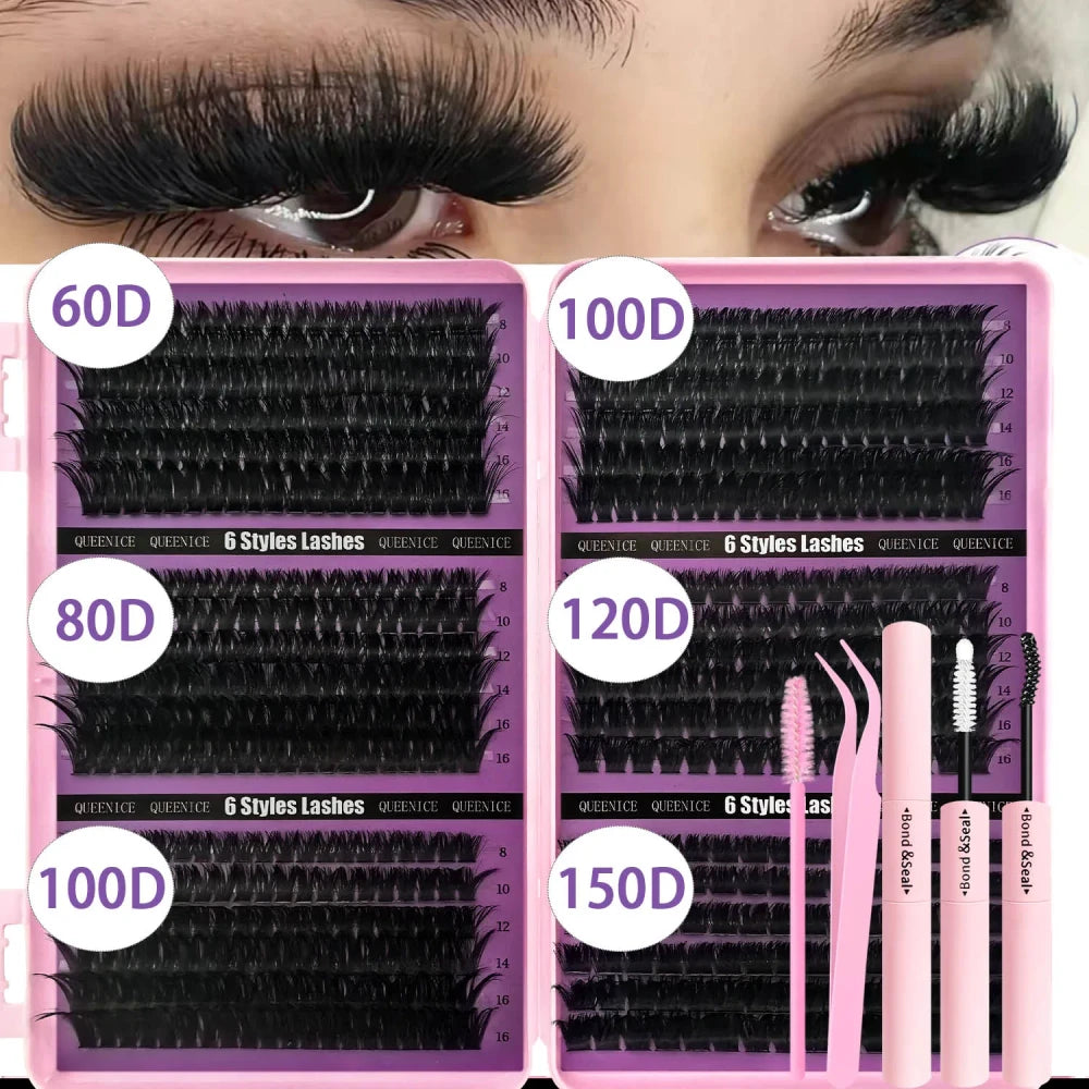 DIY Cluster Lash Extension Kit