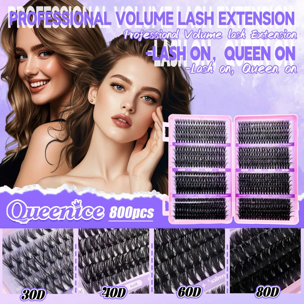 DIY Cluster Lash Extension Kit