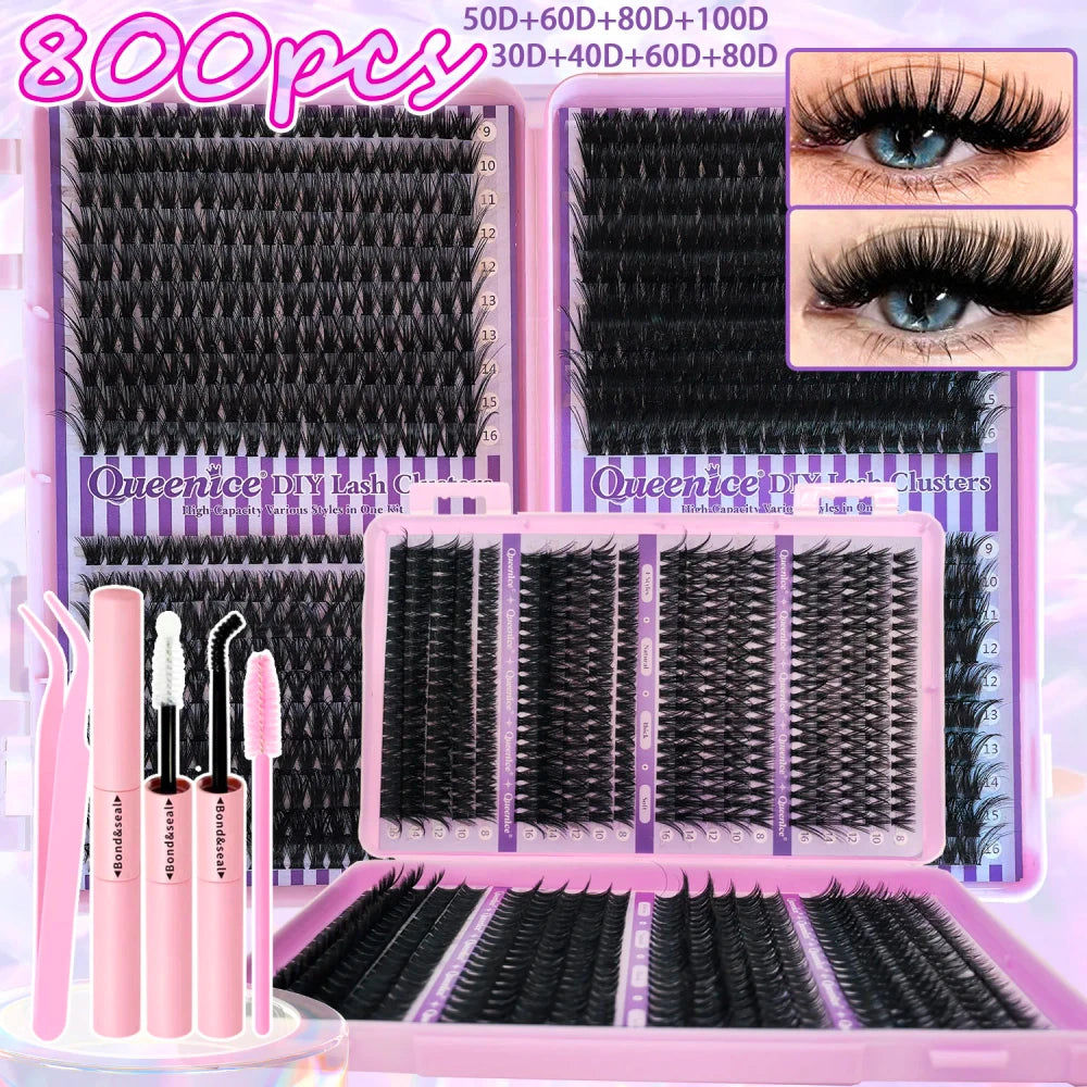 DIY Cluster Lash Extension Kit